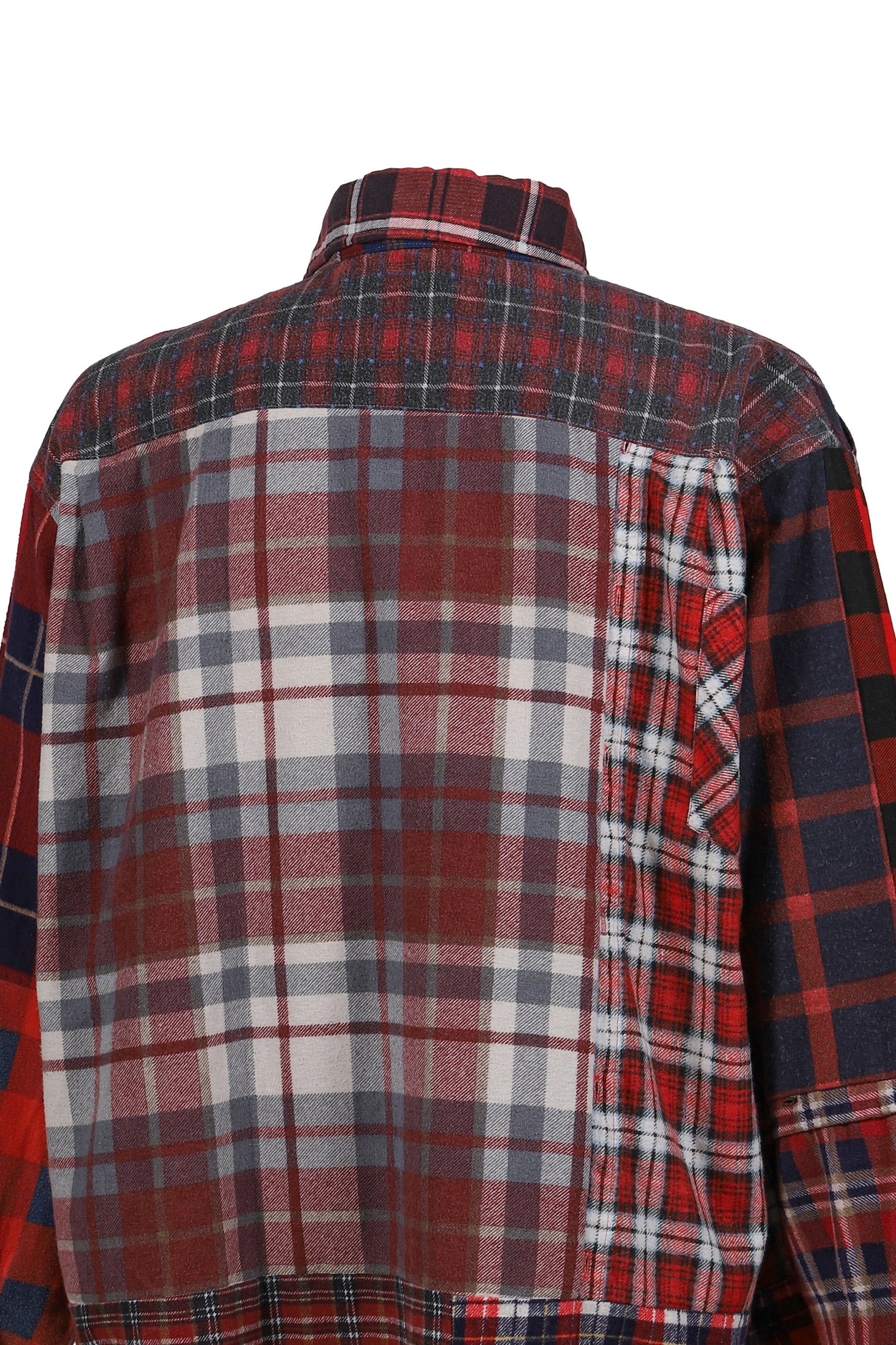 FLANNEL SHIRT -&gt; STRAIGHT HEM SHIRT / ASSORT - 5