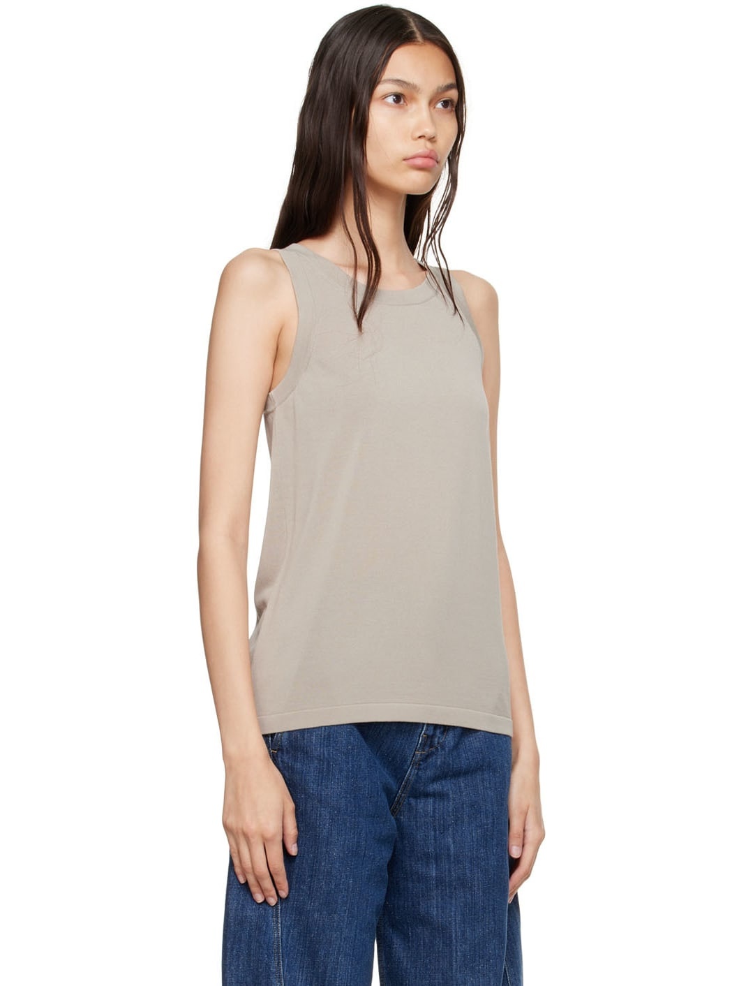 Taupe Circa Tank Top - 2