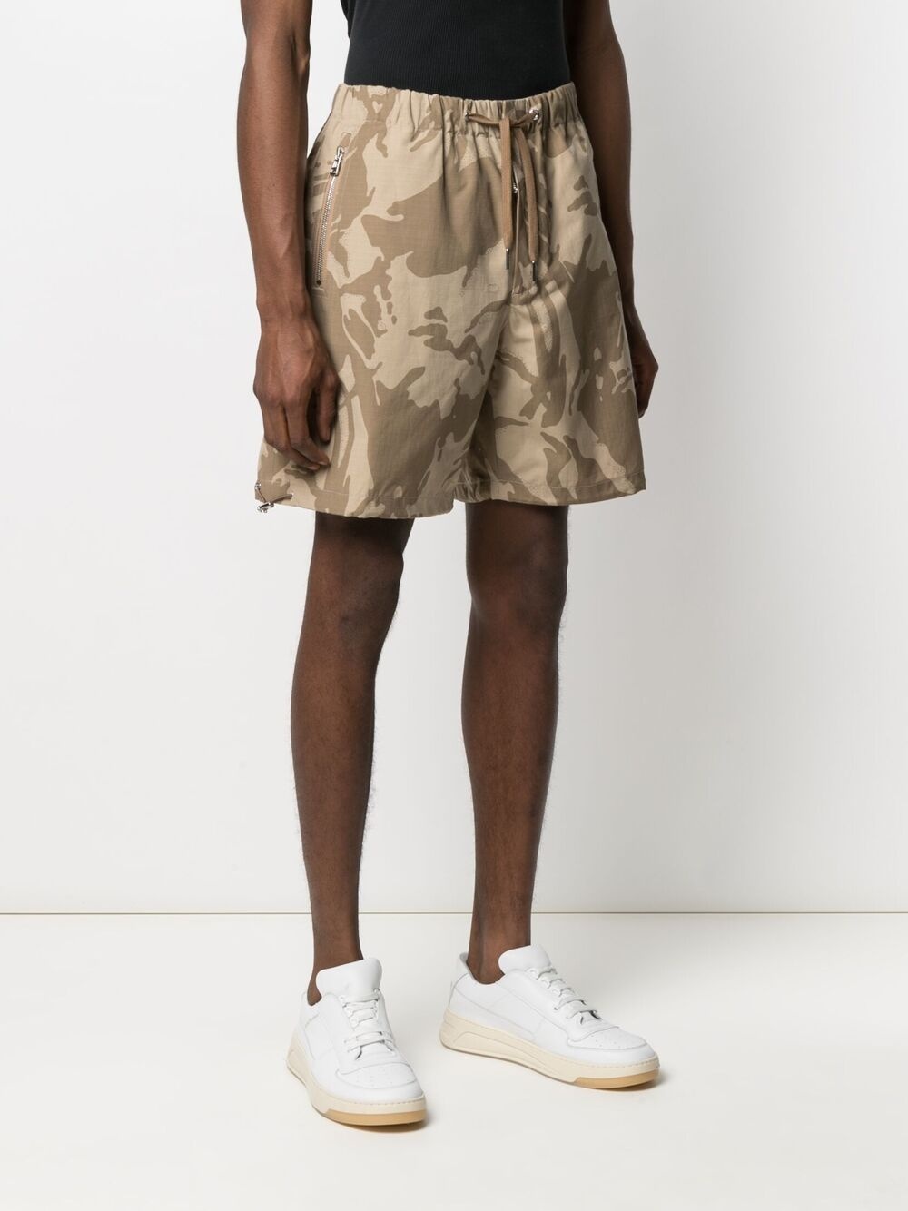 camouflage-print cargo shorts - 3