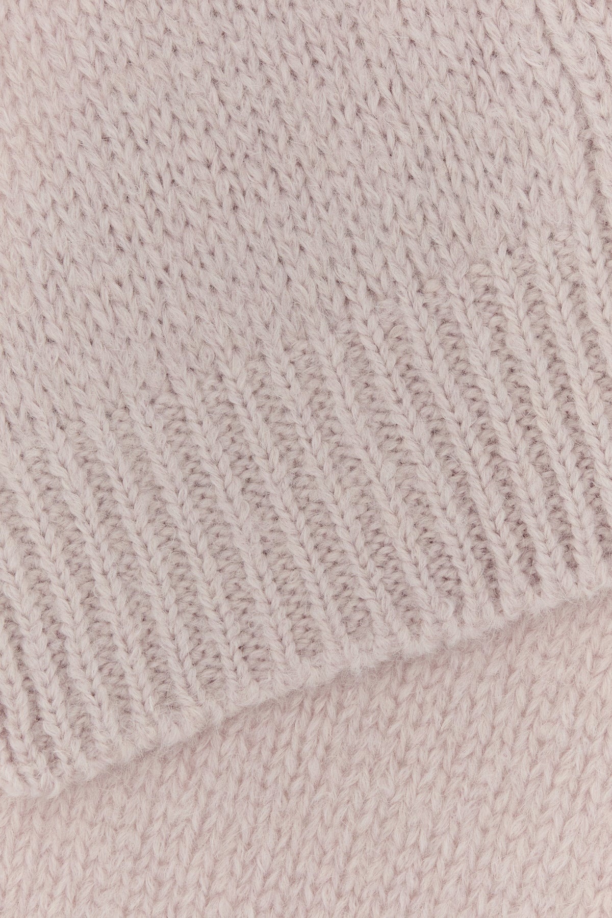 Pastel pink mohair blend scarf - 2