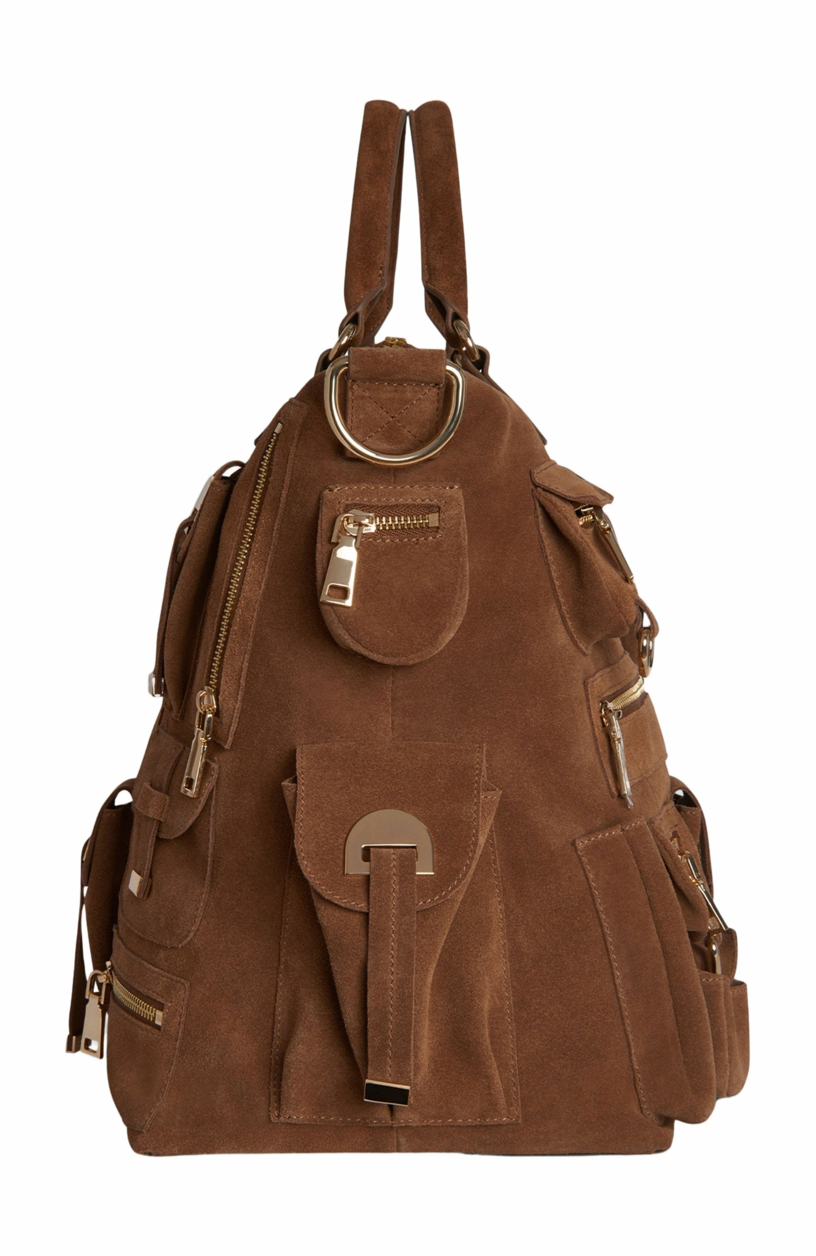 Cynthia Rowley Leather Cargo Pocket Bag in Brown at Nordstrom - 2