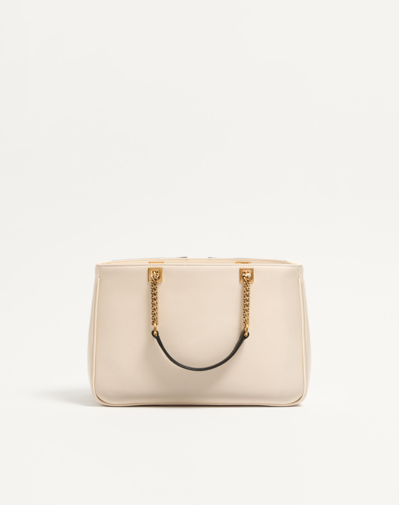 VALENTINO GARAVANI VIVA SUPERSTAR SMALL NAPPA LEATHER SHOPPING BAG 5