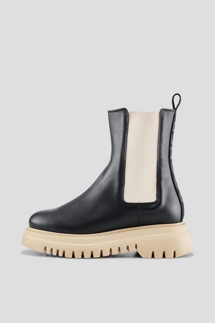 Graz Chelsea boots in Black/Beige - 1