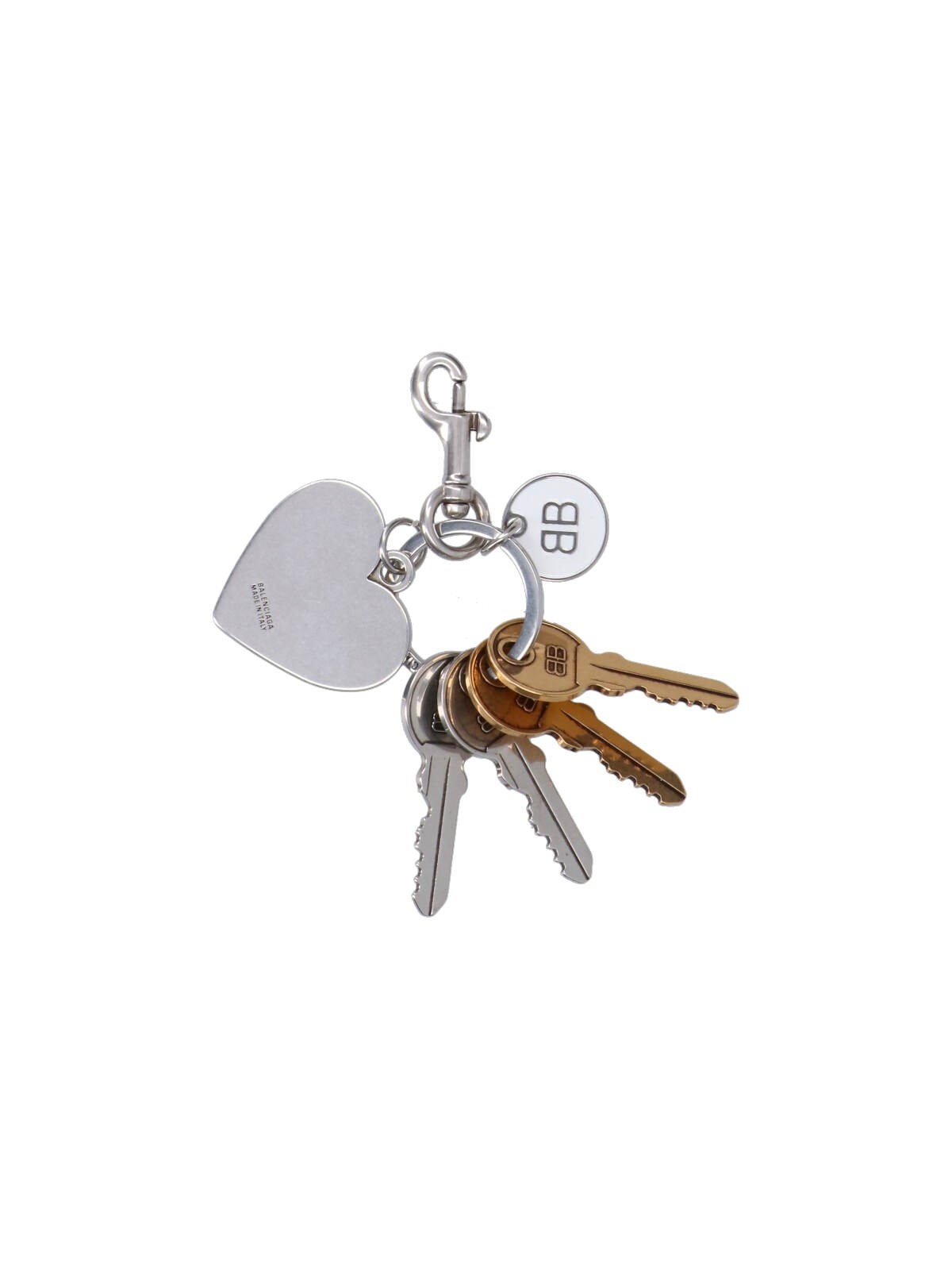 [BALENCIAGA]Charm/keychain Heart チャーム/キーリング ハート Balenciaga Keychain Charm Heart Le City Burgundy/White | Balardi