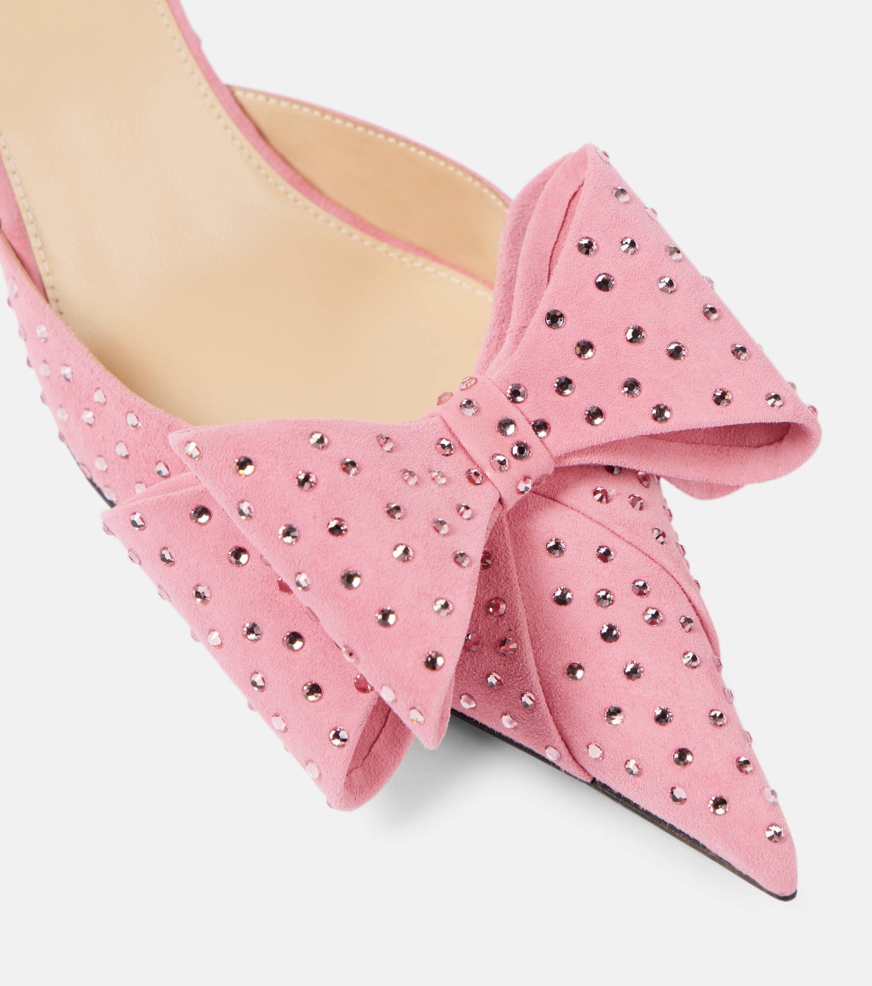 Le Cadeau suede slingback pumps - 5