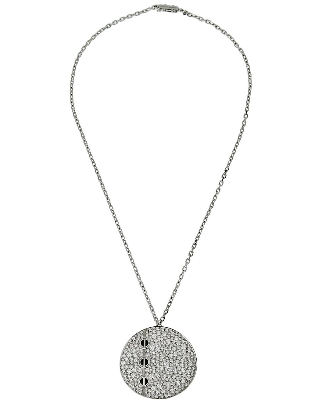 Cartier 18K 5.19 ct. tw. Diamond Love Pendant Necklace (Authentic Pre-Loved) - 1
