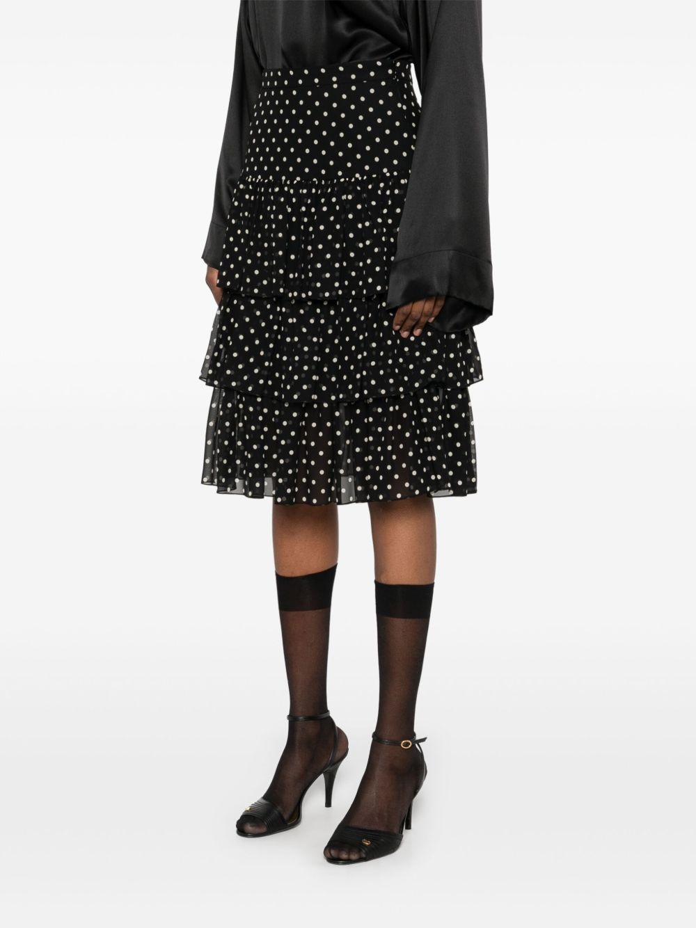 polka-dot mini skirt - 3