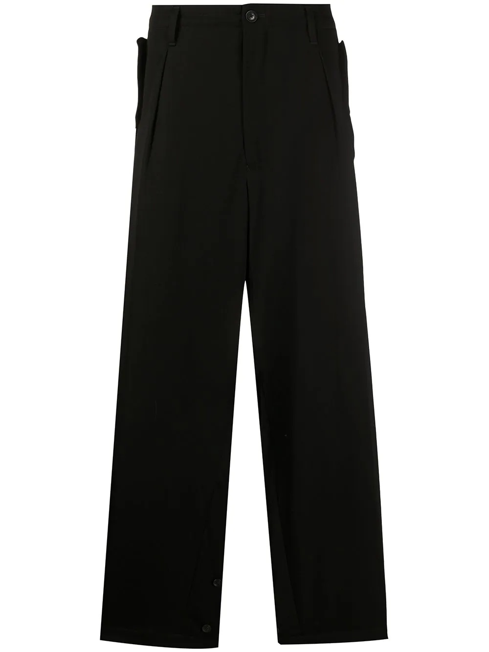 straight loose fit trousers - 1