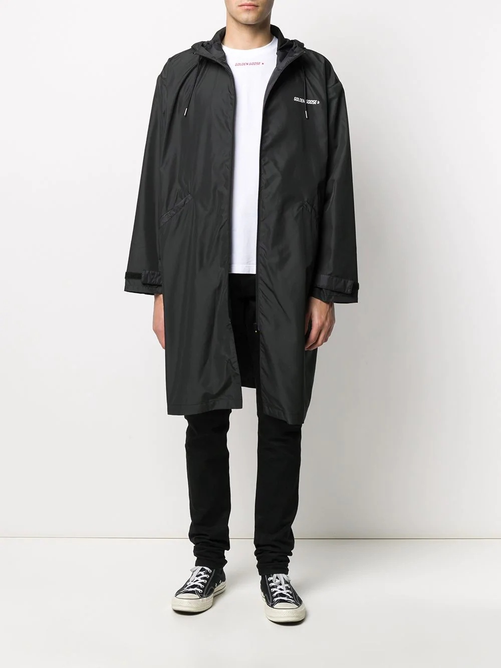 printed logo raincoat - 3