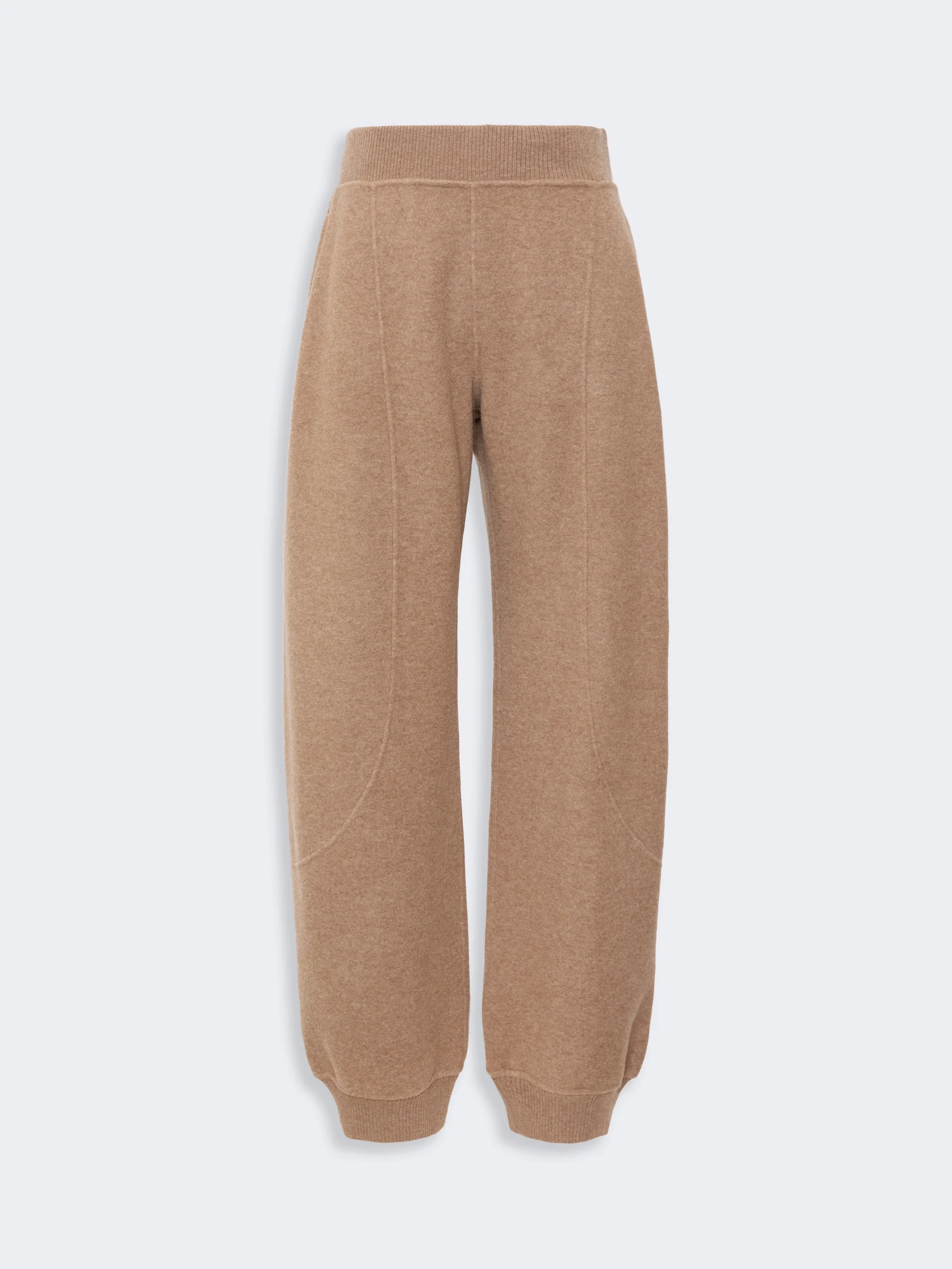 CESTO Wool and cashmere jogging trousers - BEIGE - 1