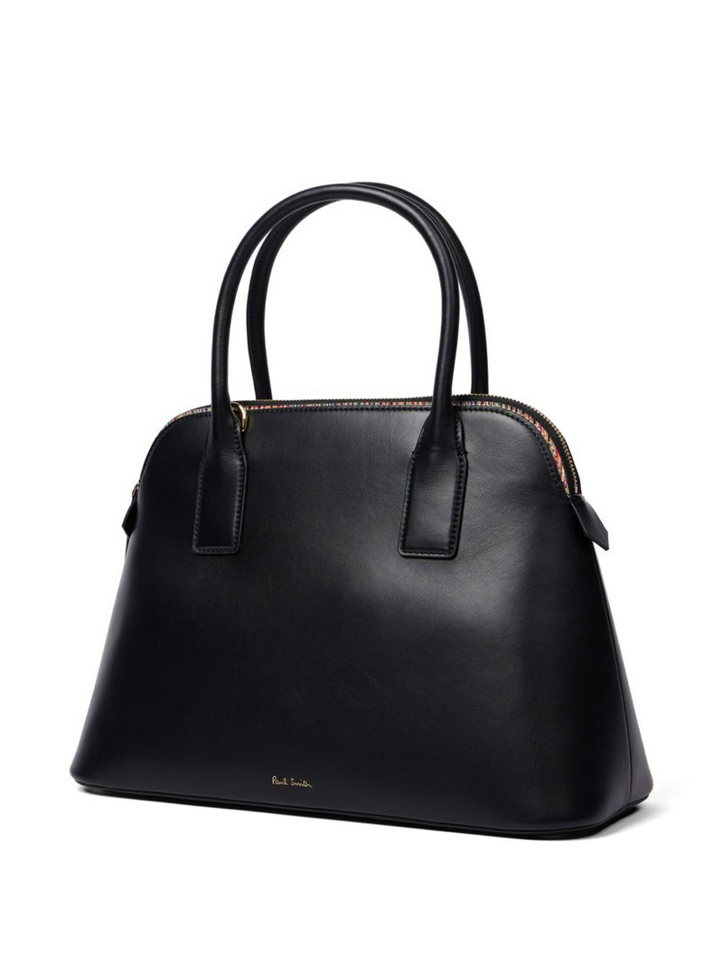 Paul Smith Signature Stripe leather tote bag outlook