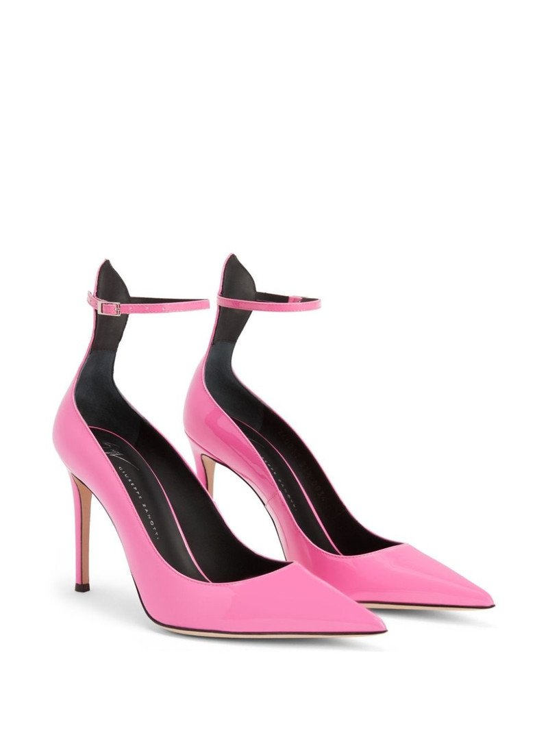 Giuseppe Zanotti Cohralise 105mm leather pumps outlook