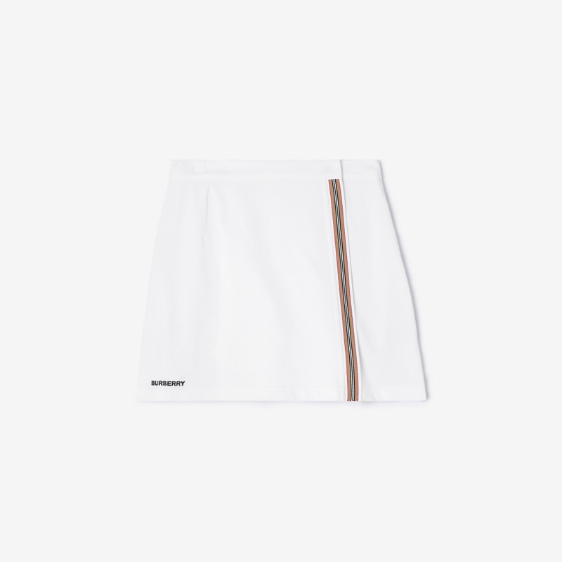 Icon Stripe Stretch Cotton Skort 1