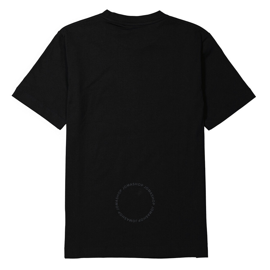 Etudes Black Wonder Europa Logo Print Cotton T-Shirt - 2