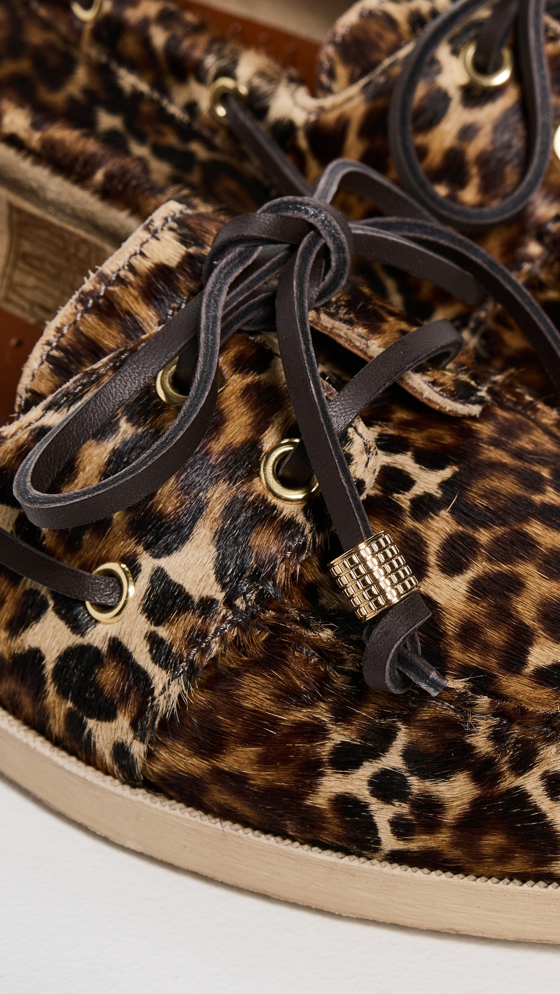 Horsy Leopard Boat Shoes - 5