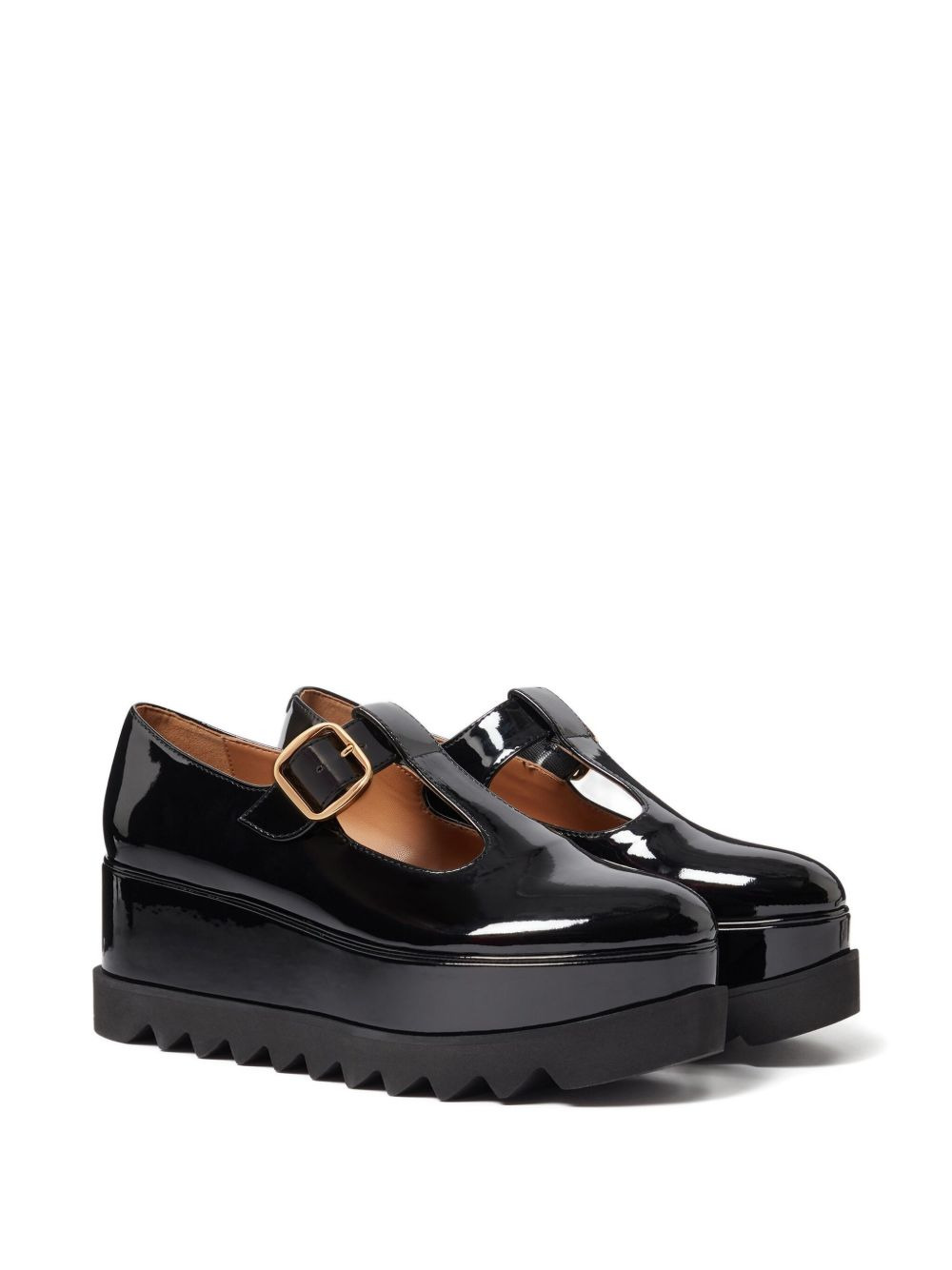 buckle-detail platform pumps - 2