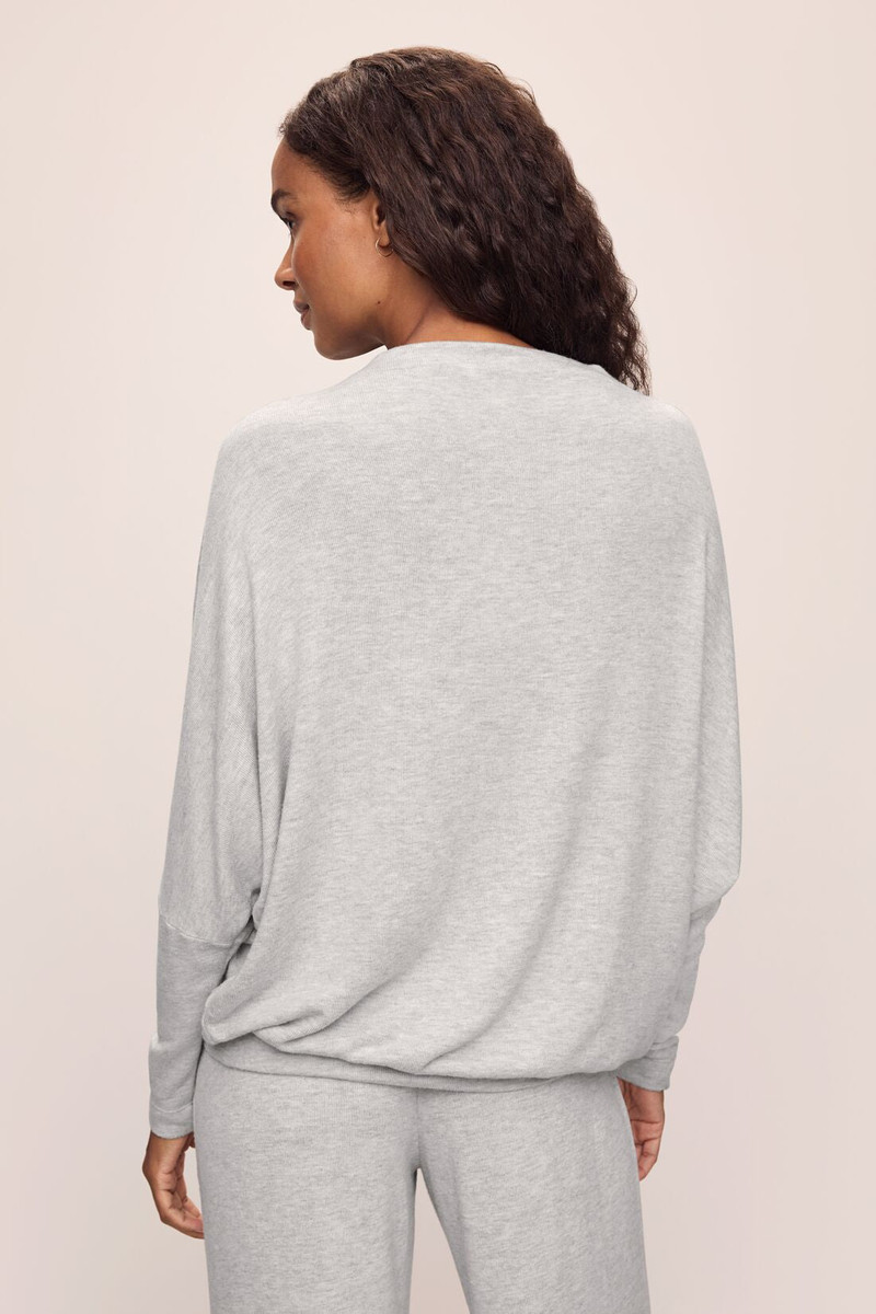 eberjey Cozy Time Mock Neck Pullover outlook
