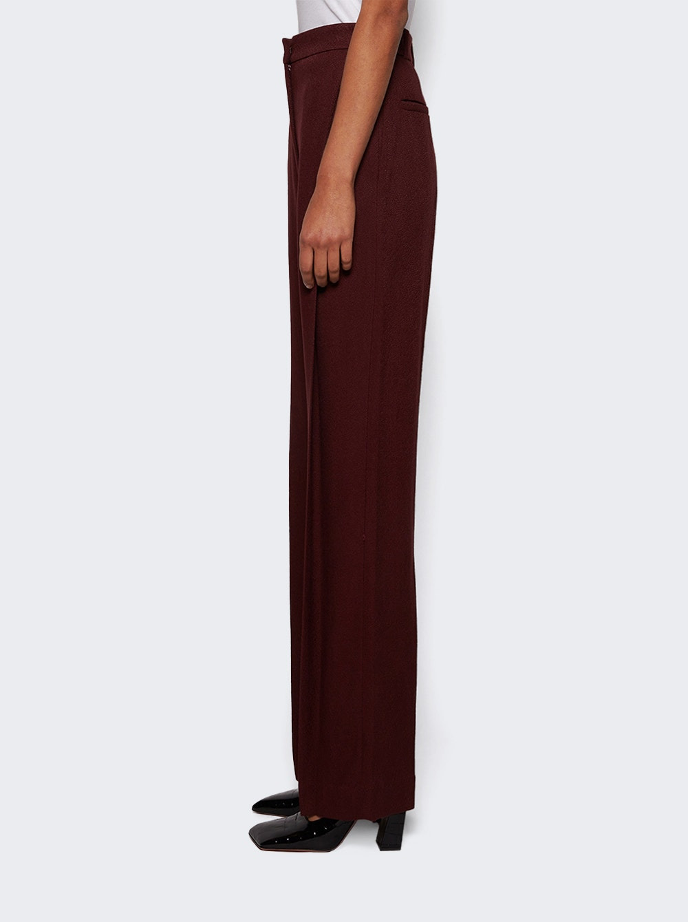 Gabrielle Trouser Burgundy - 4