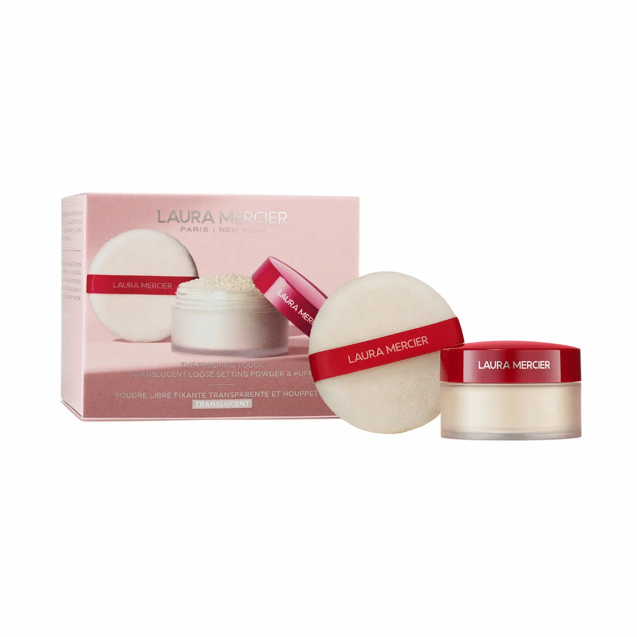 The Finishing Touch Translucent Loose Setting Powder & Velour Puff Gift Set (Limited Edition) - 1
