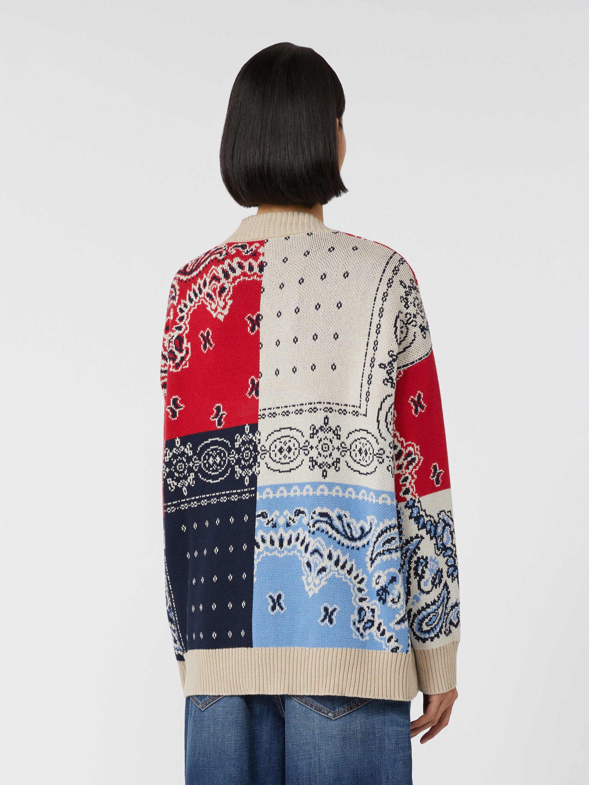 BAOBAB Oversized jacquard yarn cardigan - 4