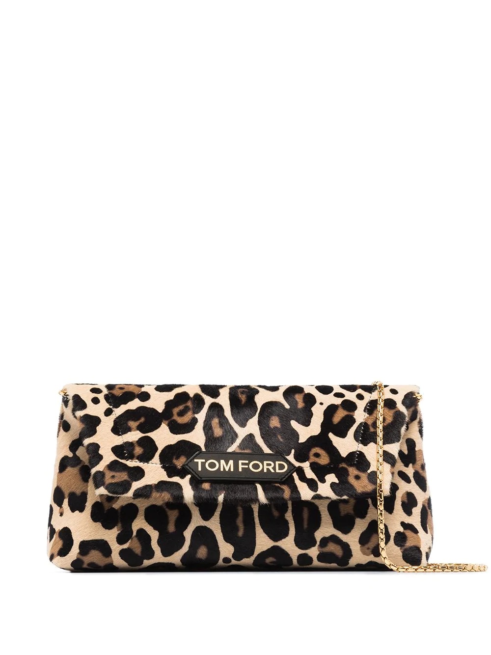 small Label leopard-print shoulder bag - 1