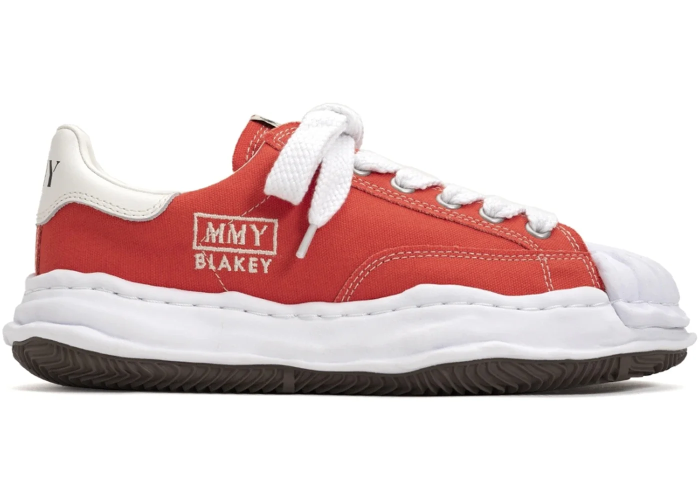 Maison Mihara Yasuhiro Blakey OG Sole Canvas Low Red - 1
