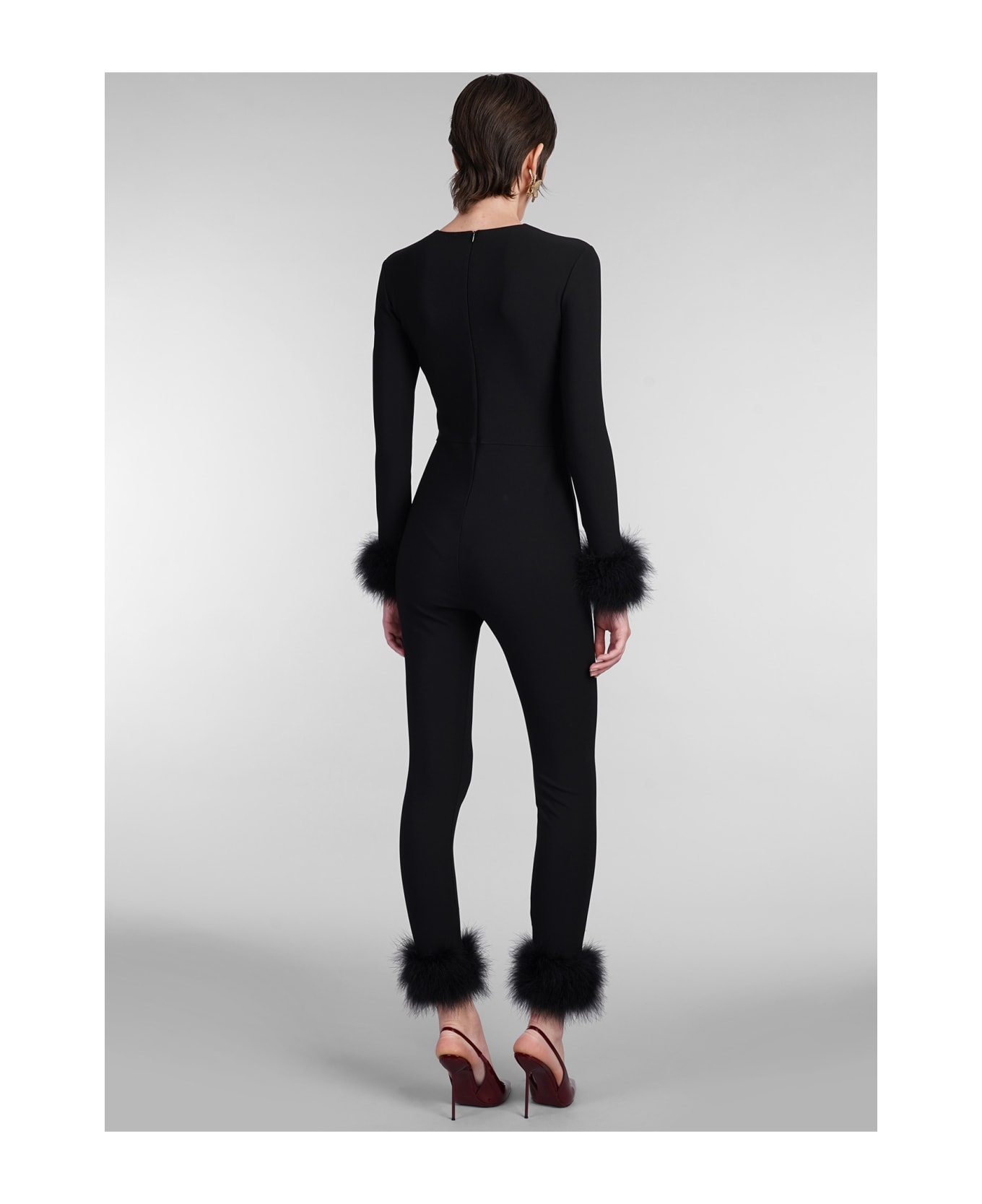 Jumpsuit In Black Viscose - 3