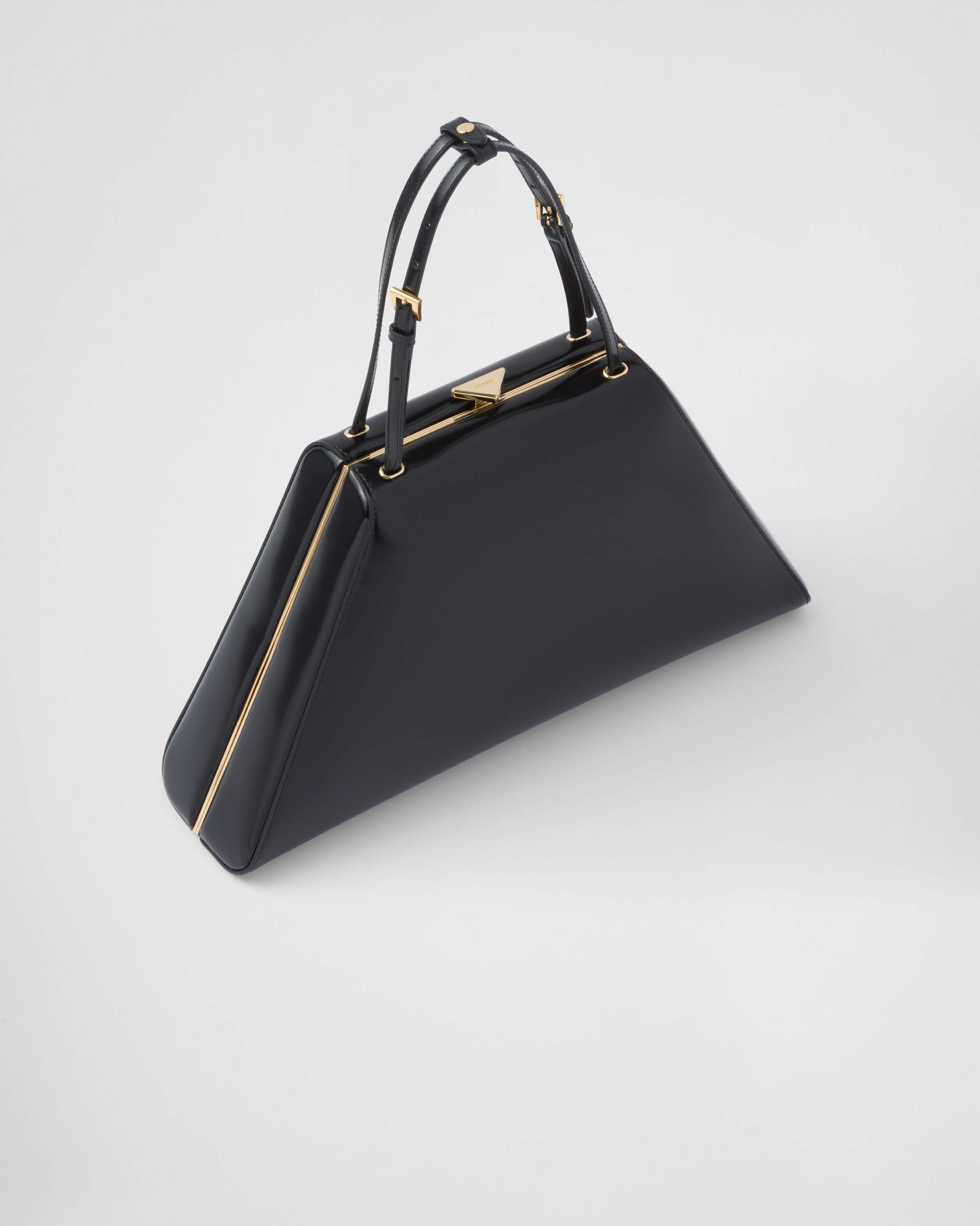 Medium brushed leather handbag - 2