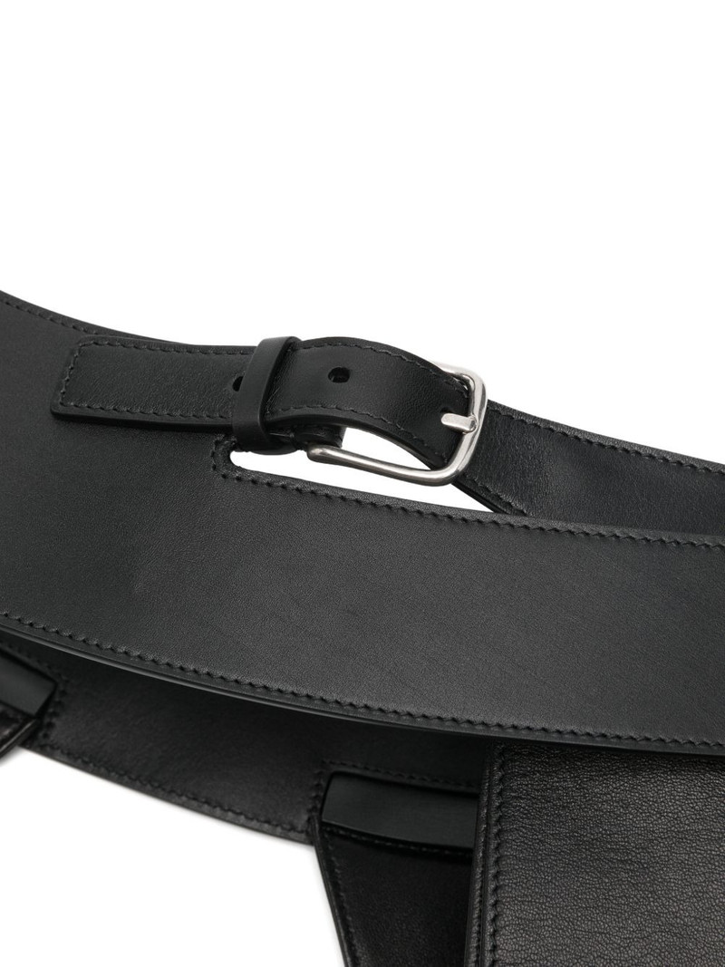The Row zip-fastening pocket belt outlook