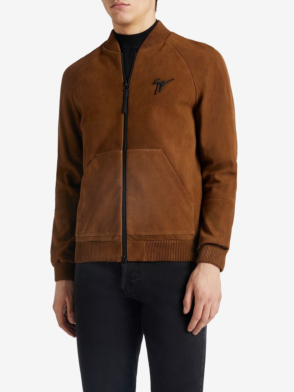 suede bomber jacket - 3