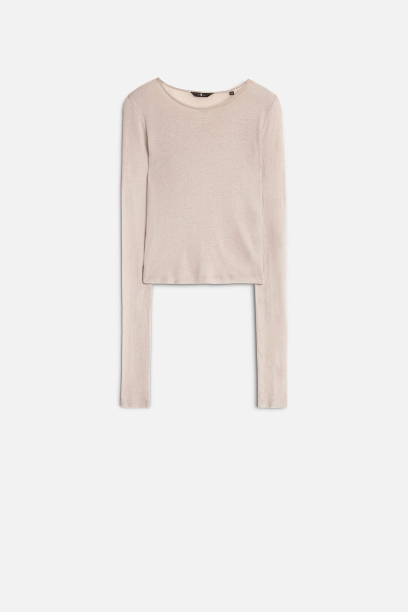 Long Sleeve Crew in Plum 1
