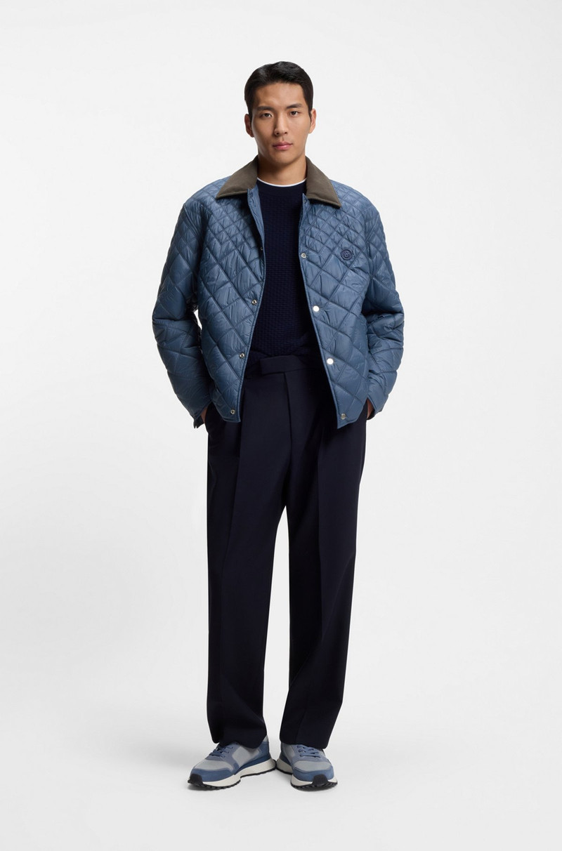 BOSS WATER-REPELLENT JACKET WITH MIXED QUILTING outlook