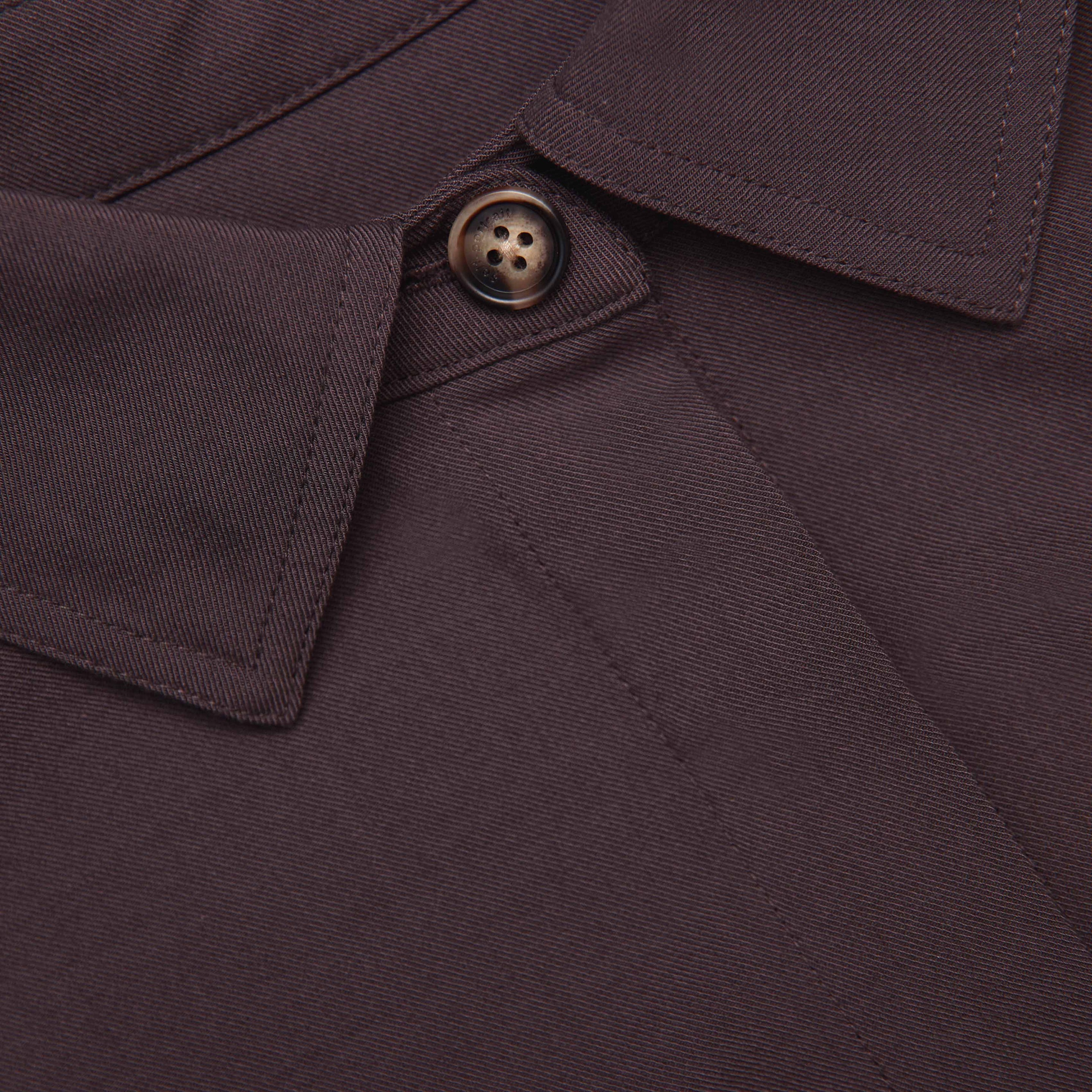 Brown Twill Jumpsuit - 5