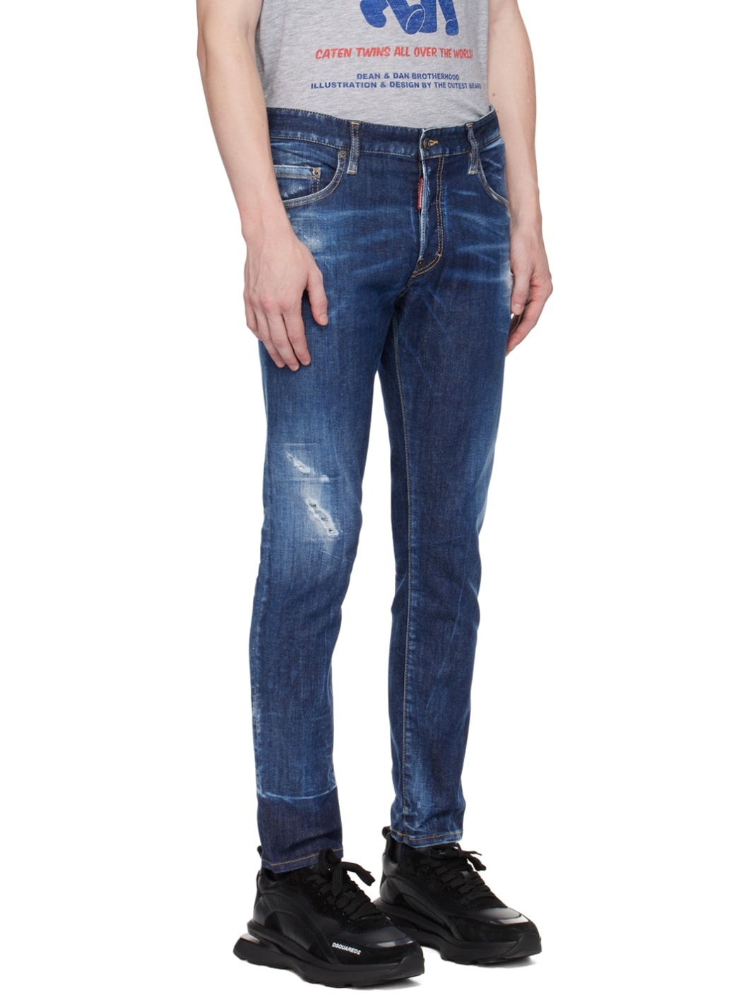 Indigo Skater Jeans - 2