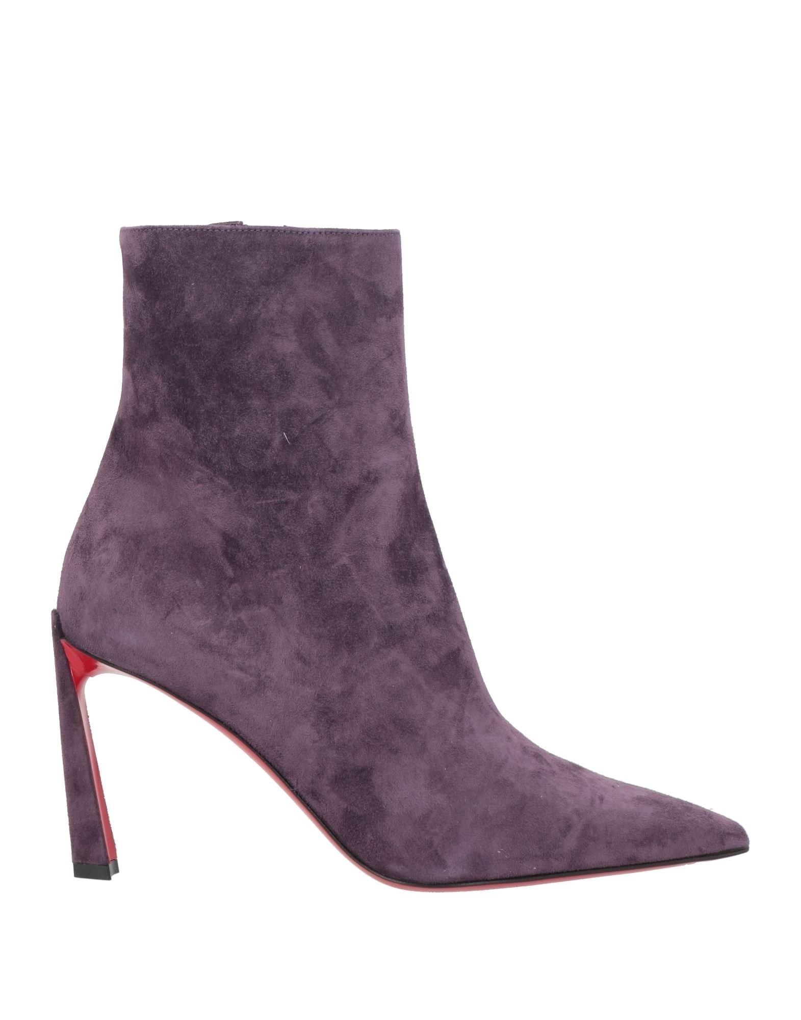 Christian Louboutin Purple Women's Ankle Boot | REVERSIBLE