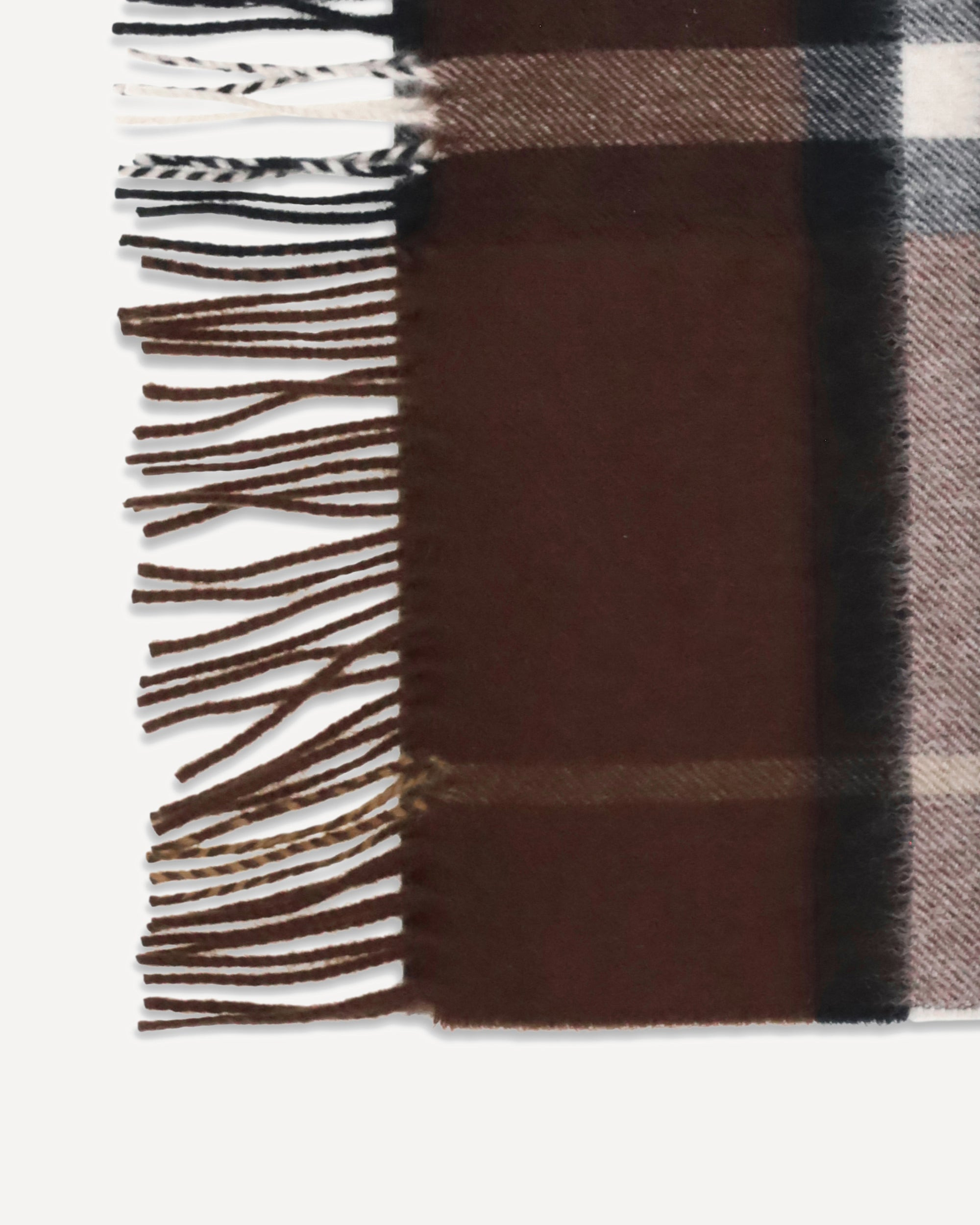 Cashmere check Scarf - 3