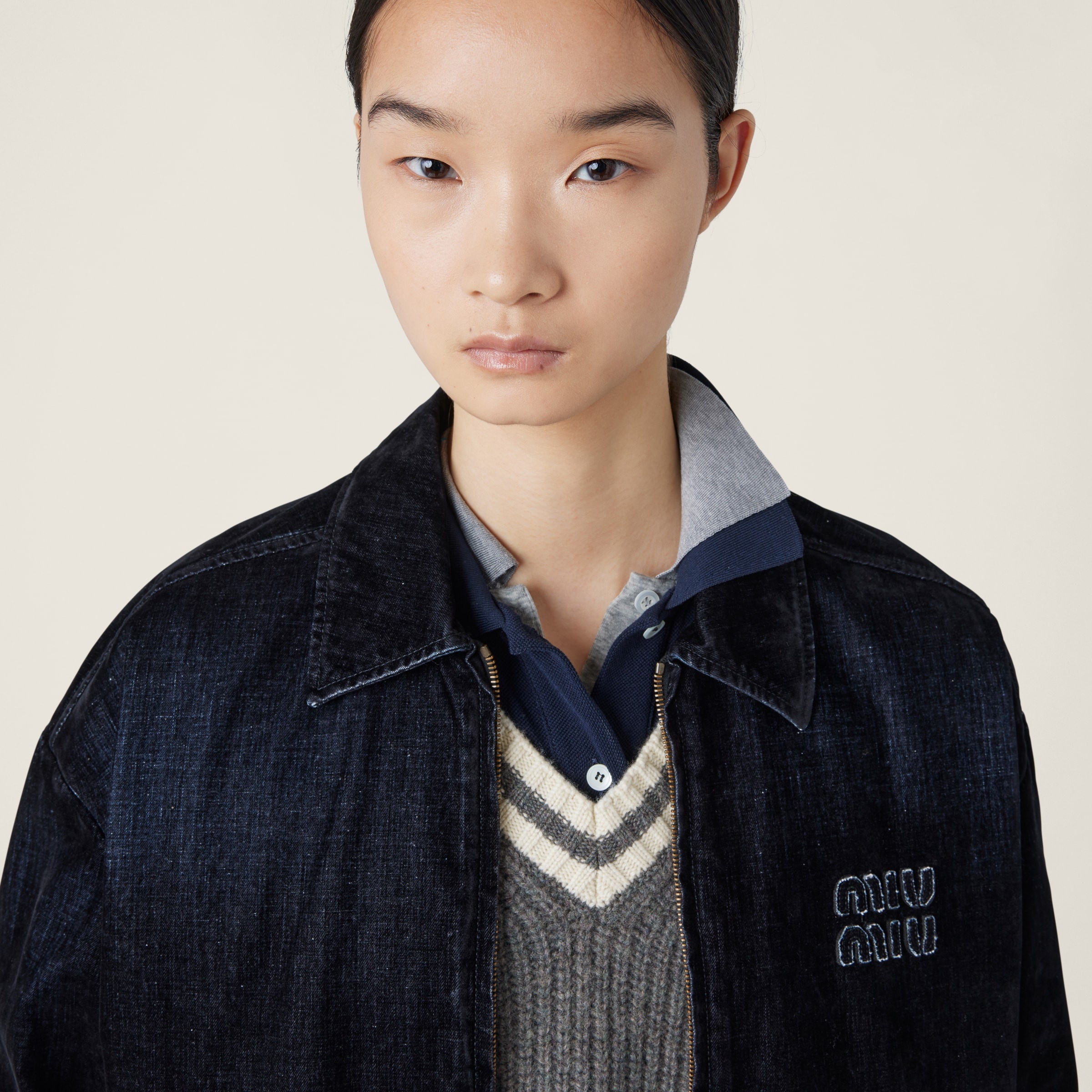 Wool and cashmere V-neck sweater - 4