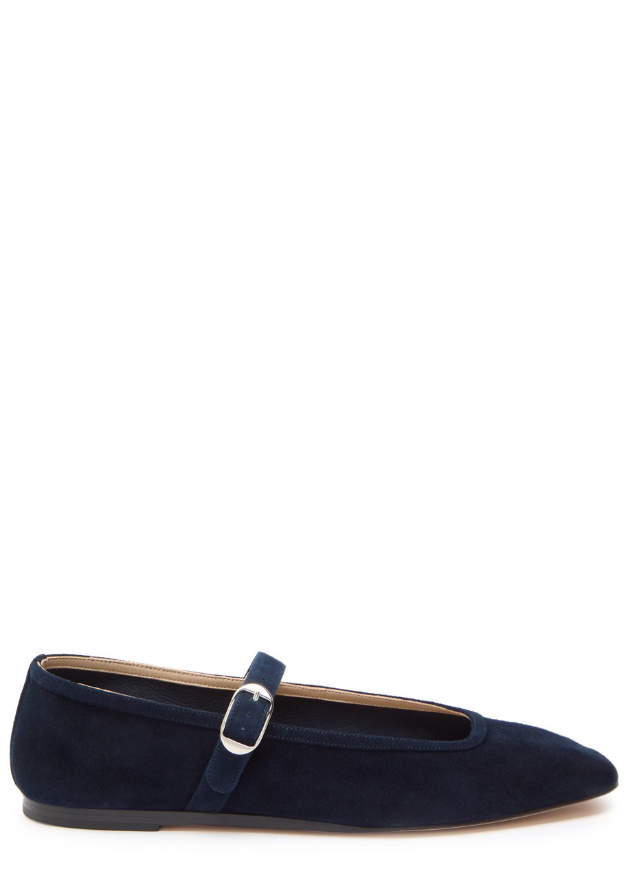 LE Monde Beryl Velvet Mary Jane Flats - 1