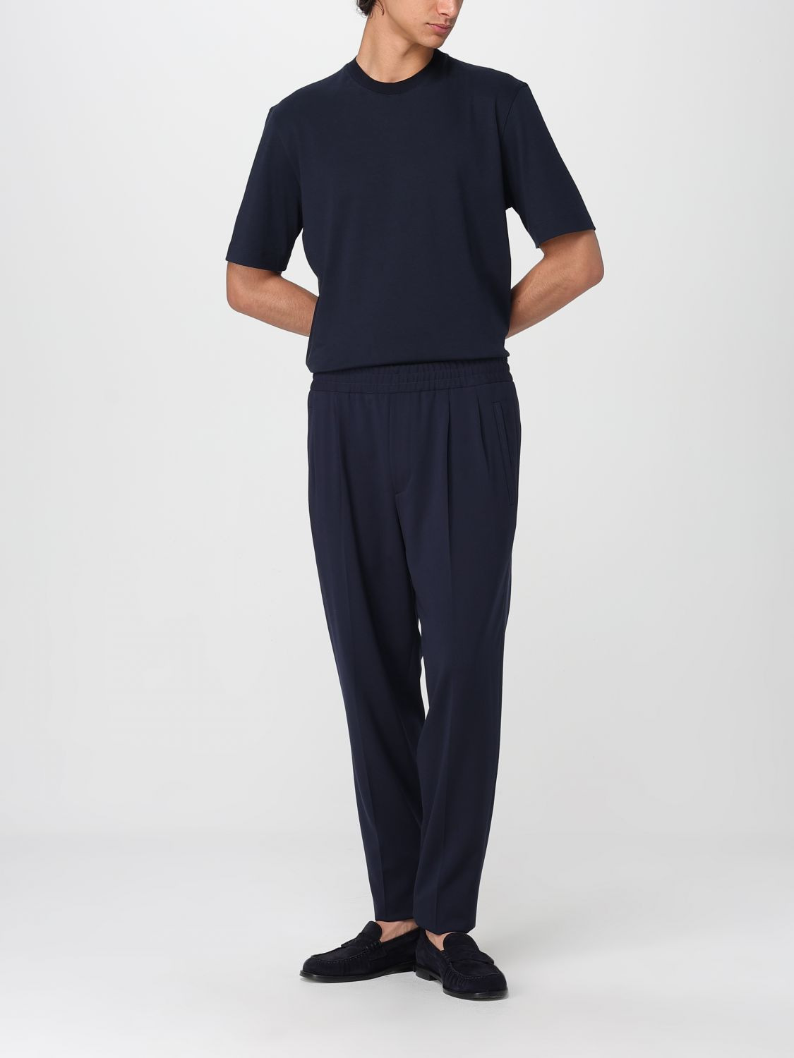 Zegna T-Shirt Men Blue - 2