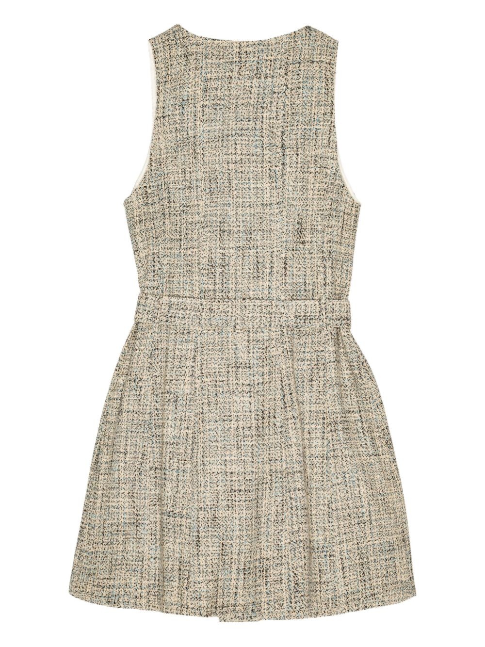 tweed mini dress - 6