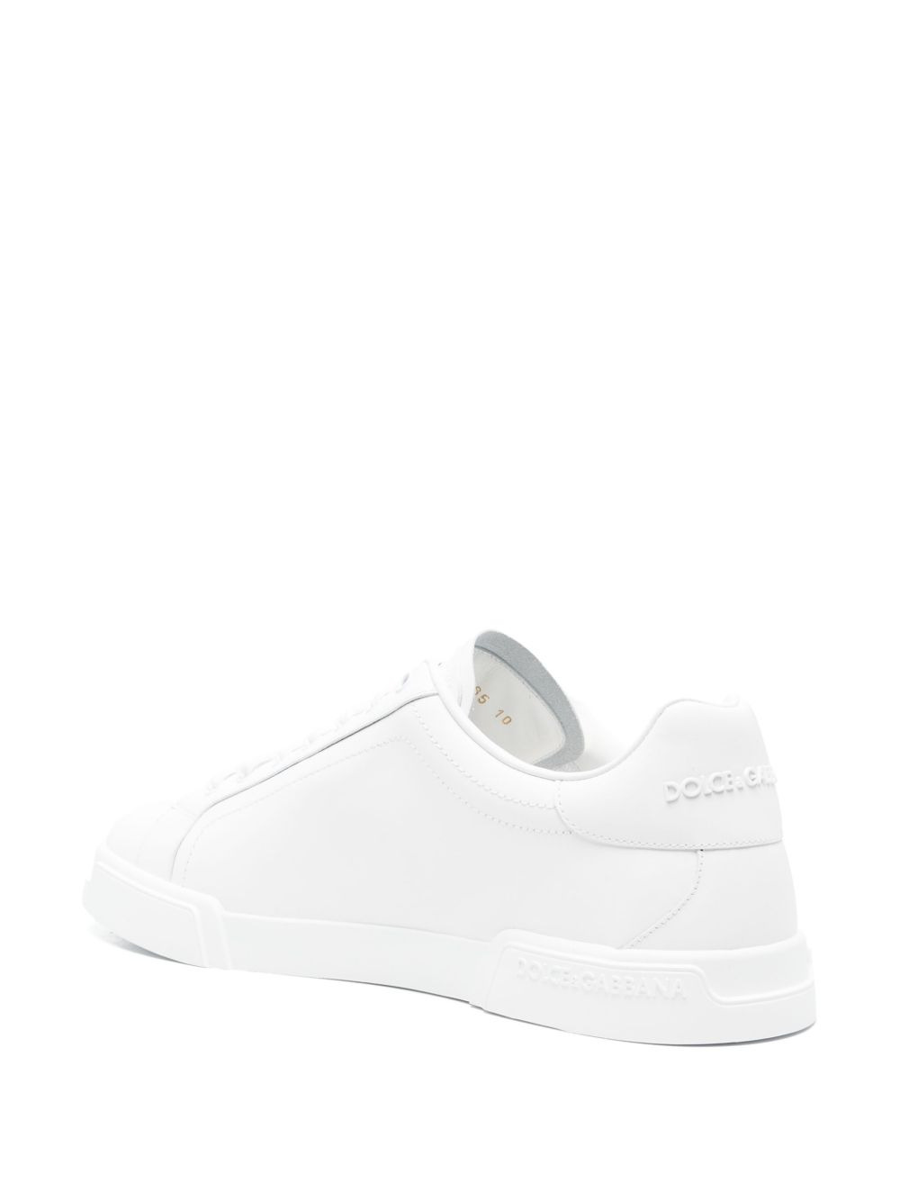 Dolce & Gabbana Men Portofino Leather Sneakers - 4