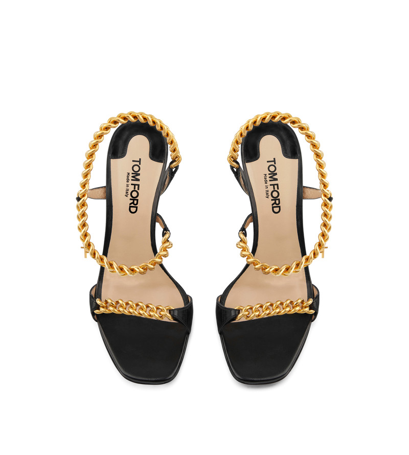 SHINY LEATHER ZENITH SANDAL 4