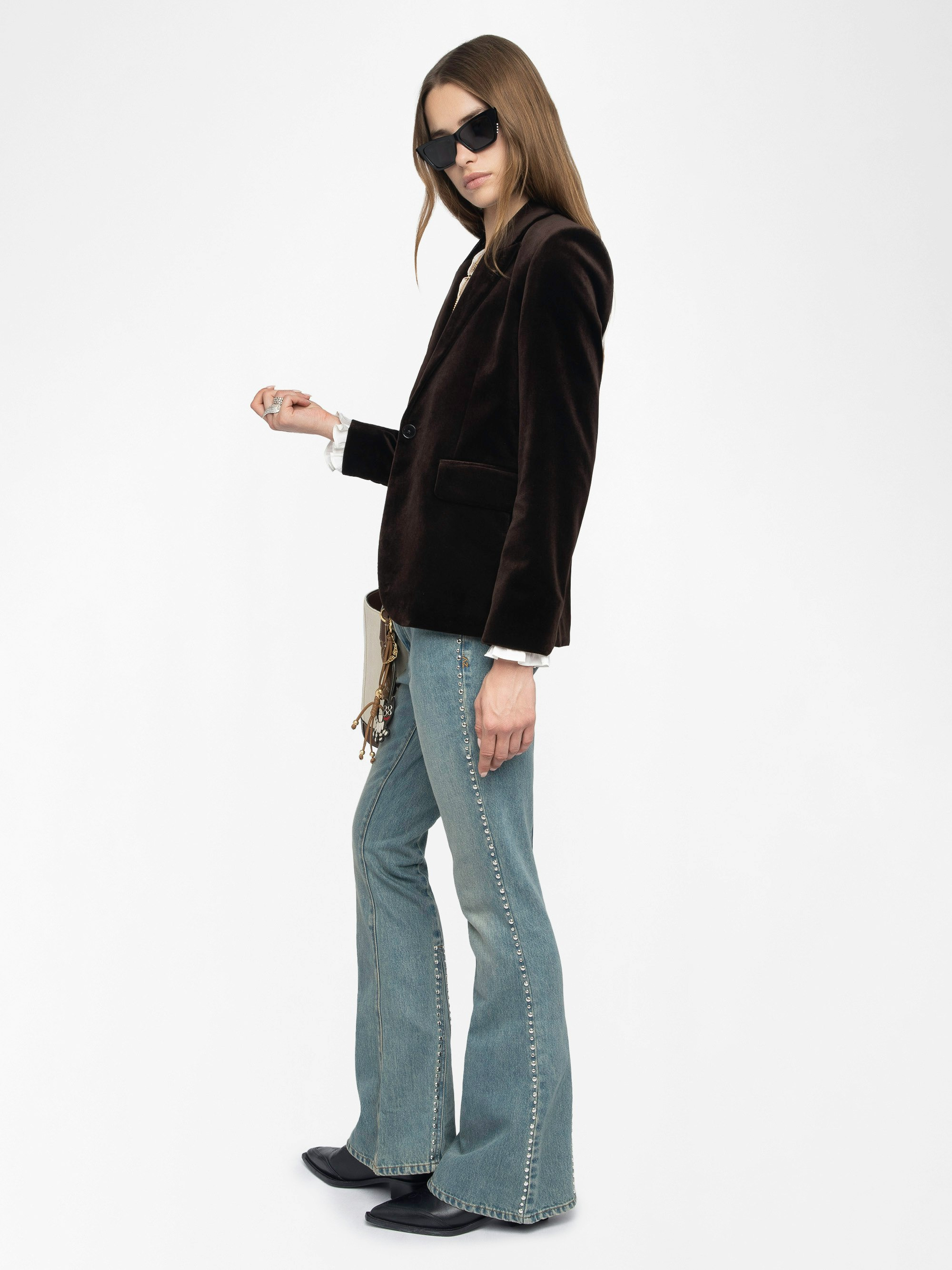 Vavy Velvet Blazer - 5