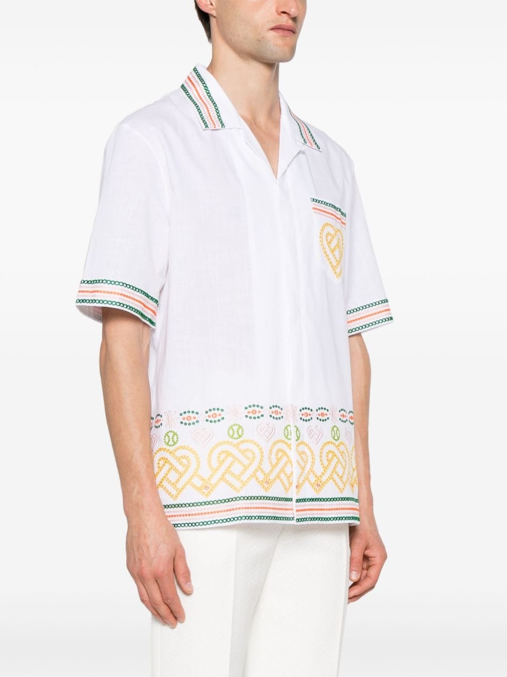 Gradient Heat broderie-anglaise shirt - 3