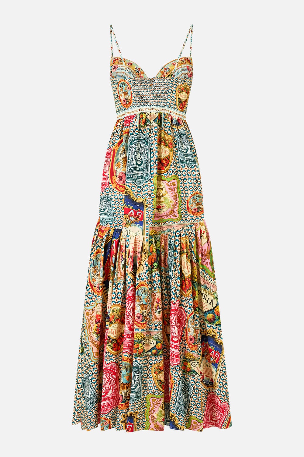 STRAPPY DRESS WITH FULL SKIRT - 7