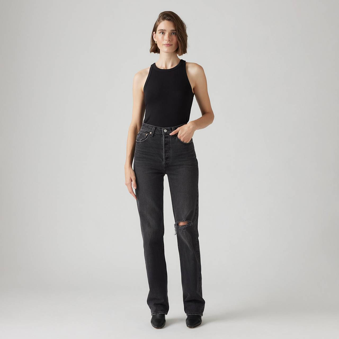 RIBCAGE FULL LENGTH WOMEN'S JEANS - 2