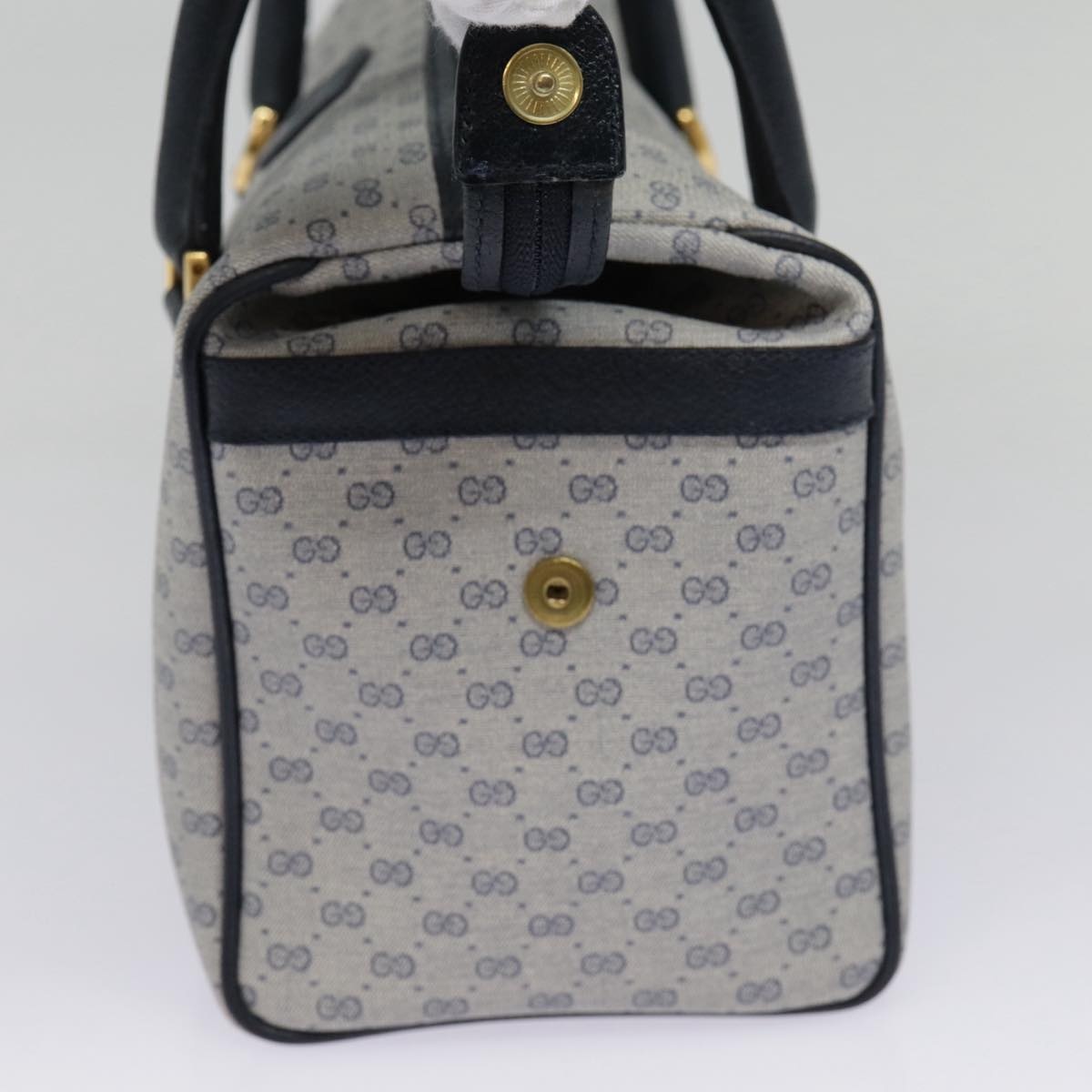 GUCCI Micro GG Supreme Hand Bag Pvc Navy Gold 000 40 000 40 - 4