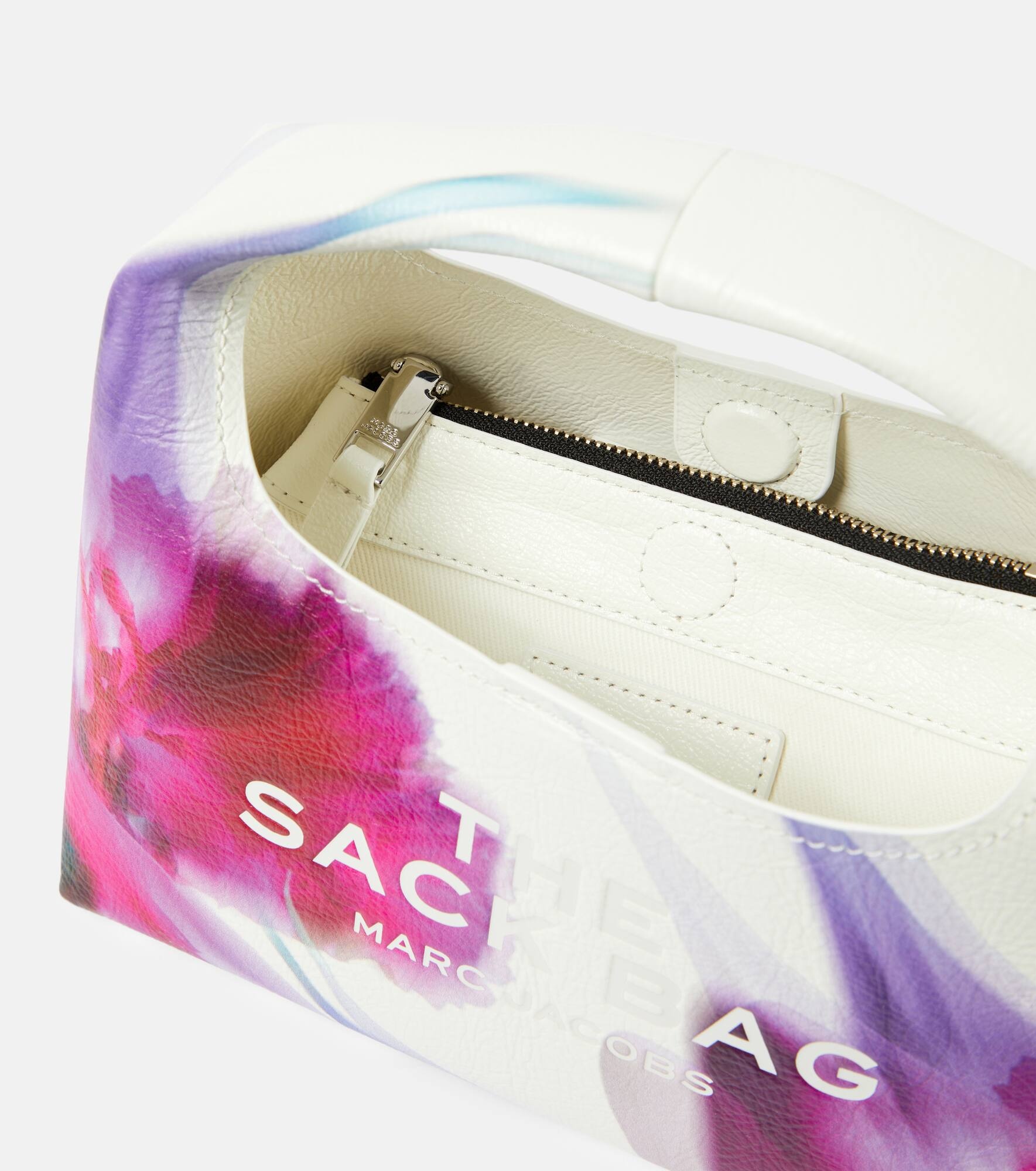 The Sack Future Floral Mini leather tote bag - 3