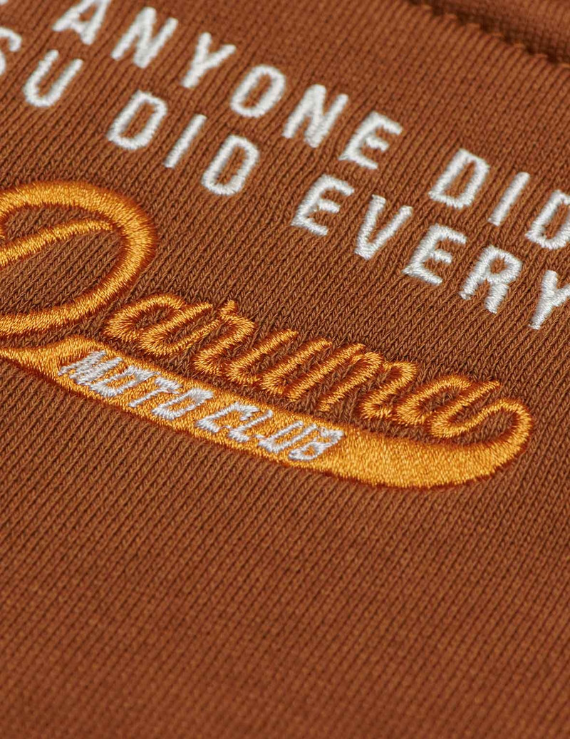 HOODED SWEATSHIRT WITH GODHEAD FLAG AND DARUMA EMBROIDERY 12