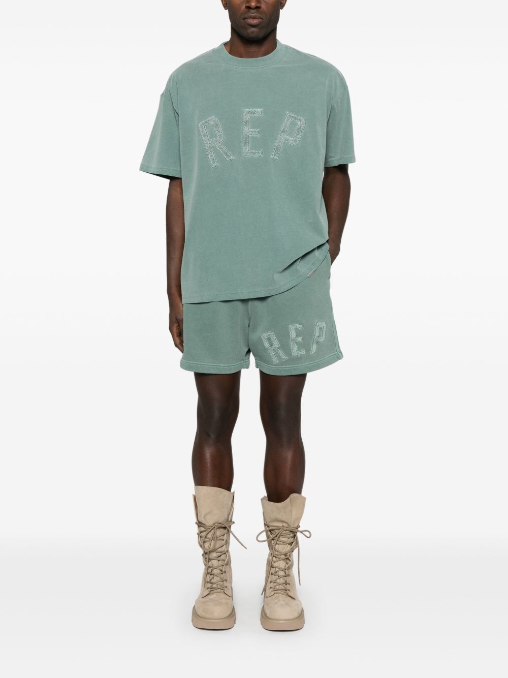 logo-appliqué T-shirt - 2